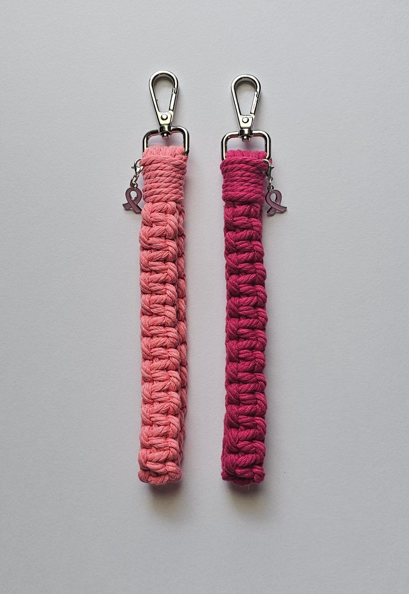 NEW! Breast Cancer Awareness Wristlet Keychain