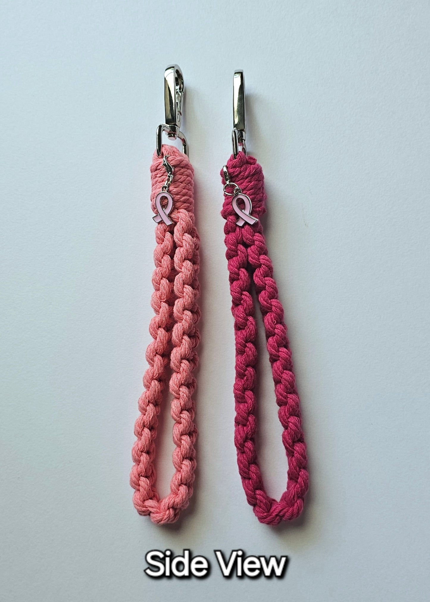 NEW! Breast Cancer Awareness Wristlet Keychain