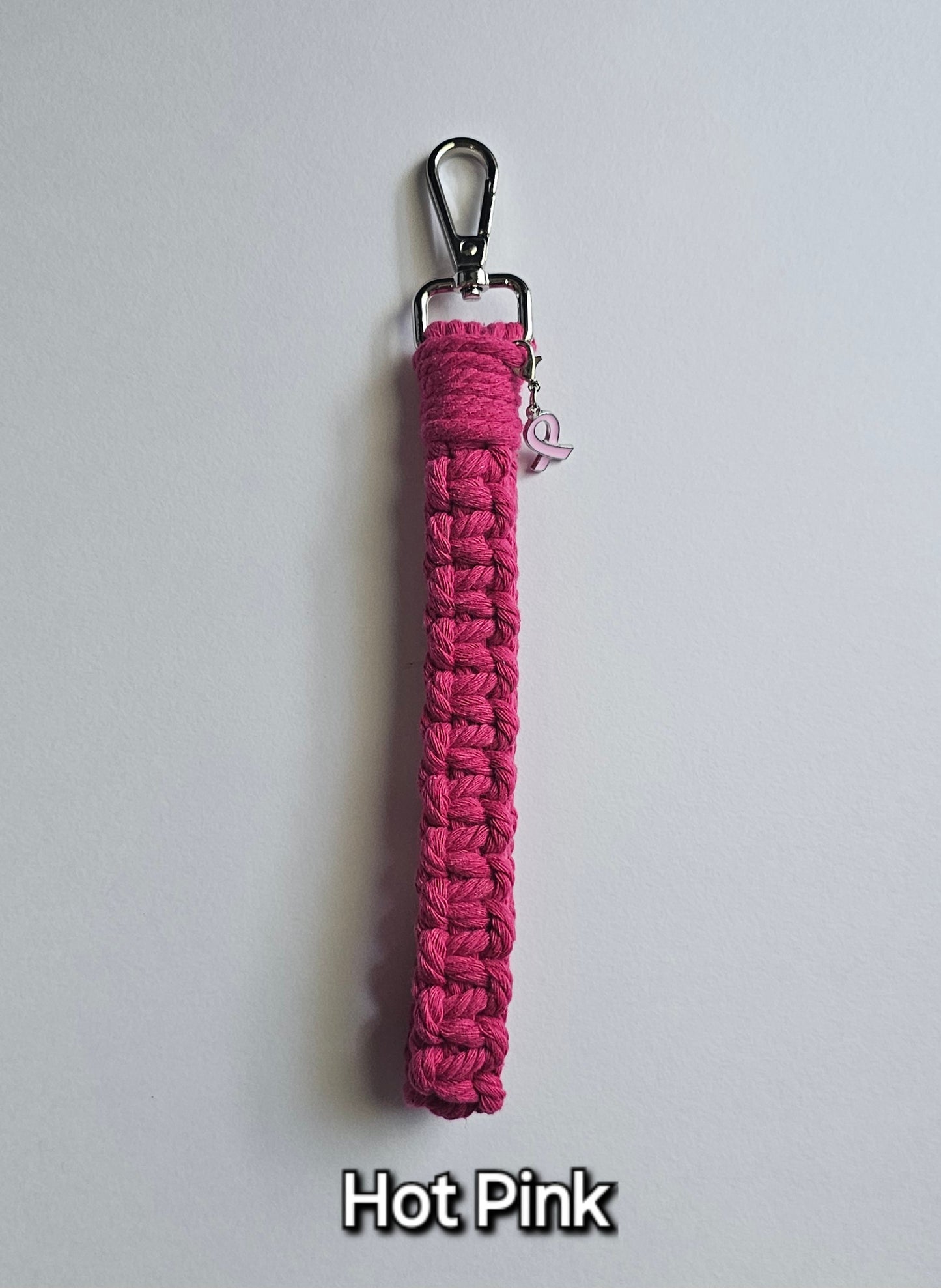 NEW! Breast Cancer Awareness Wristlet Keychain