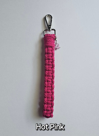 NEW! Breast Cancer Awareness Wristlet Keychain