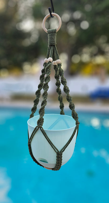 Macrame Plant Hanger (No Tassel)