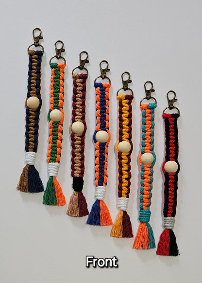 Sports Beaded Keychain