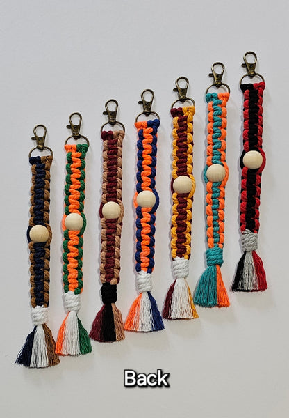 Sports Beaded Keychain